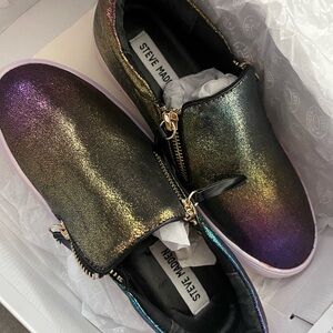 Steve Madden Glitter Slip-On Sneakers